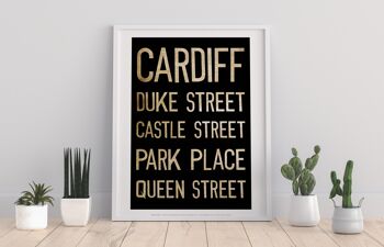 Cardiff, Duke Street, Castle Street, Impression artistique