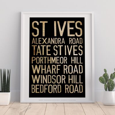 St Ives, Alexandra Road, Windsor Hill,Bedford Road Art Print