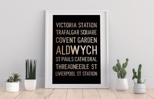 Victoria Station, St Pauls Cathedral, Art Print