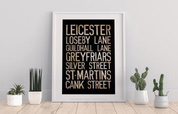 Leicester, Loseby Lane, Guildhall Lane, Impression artistique