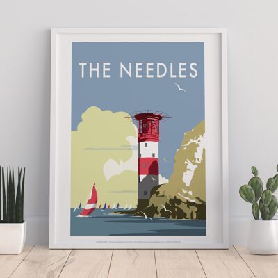 The Needles By Artist Dave Thompson - Premium Art Print