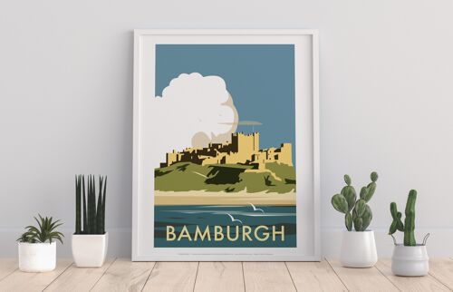 Bamburgh By Artist Dave Thompson - 11X14” Premium Art Print