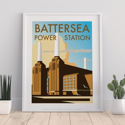 Battersea By Artist Dave Thompson - 11X14” Premium Art Print