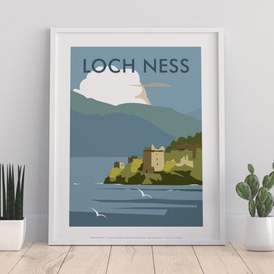 Loch Ness By Artist Dave Thompson - 11X14” Premium Art Print