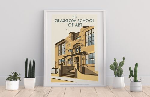 The Glasgow School Of Art By Artist Dave Thompson Art Print