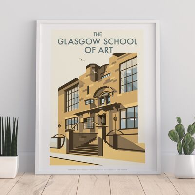 The Glasgow School Of Art By Artist Dave Thompson Art Print