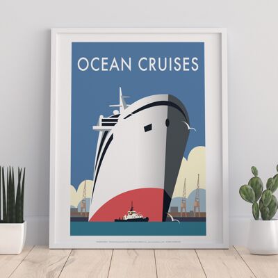 Ocean Cruises By Artist Dave Thompson - Premium Art Print