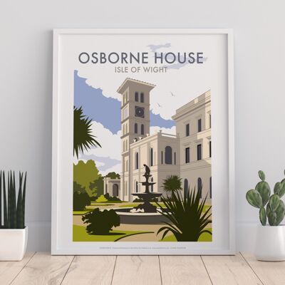 Osbourne House By Artist Dave Thompson - Premium Art Print