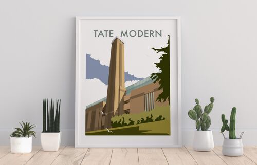 Tate Modern By Artist Dave Thompson - Premium Art Print