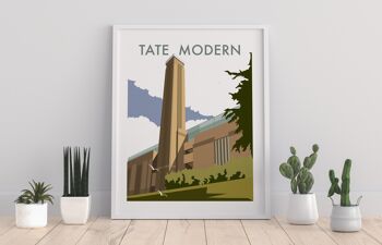 Tate Modern par l'artiste Dave Thompson - Impression d'art premium