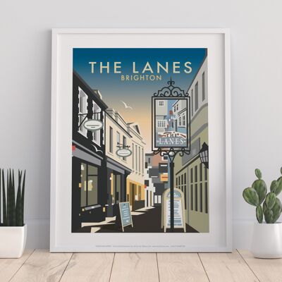 The Lanes By Artist Dave Thompson - 11X14” Premium Art Print