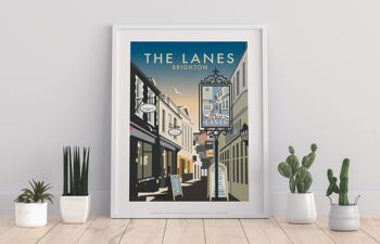 The Lanes par l'artiste Dave Thompson - 11X14" Premium Art Print