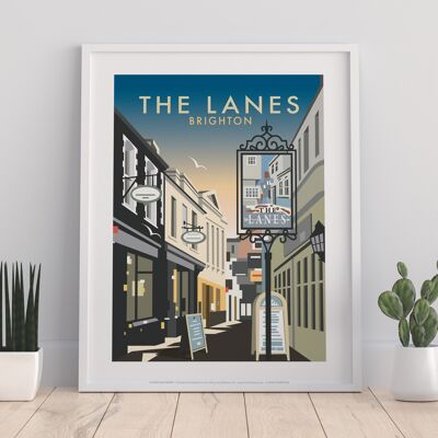 The Lanes By Artist Dave Thompson - 11X14” Premium Art Print