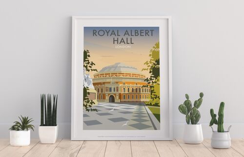 Royal Albert Hall By Artist Dave Thompson - Art Print