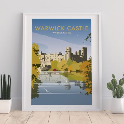 Warwick Castle By Artist Dave Thompson - Premium Art Print