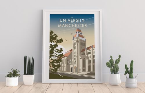 The University Of Manchester By Dave Thompson Art Print