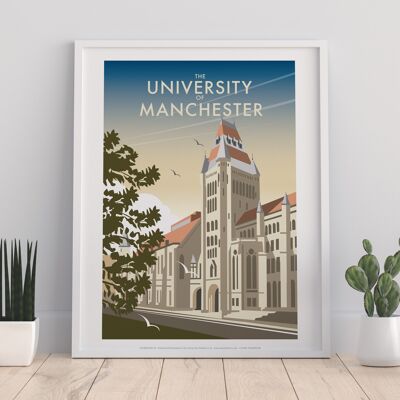 The University Of Manchester By Dave Thompson Art Print