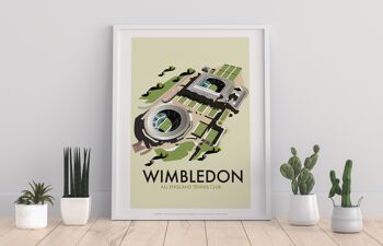 Wimbledon par l'artiste Dave Thompson - 11X14" Premium Art Print