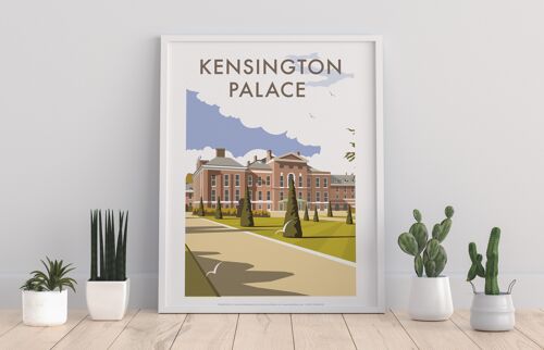 Kensington Palace By Artist Dave Thompson - Art Print