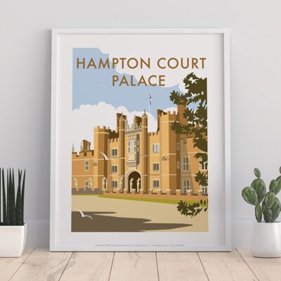 Hampton Court Palace By Artist Dave Thompson - Art Print