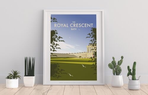 The Royal Crescent By Artist Dave Thompson - Art Print