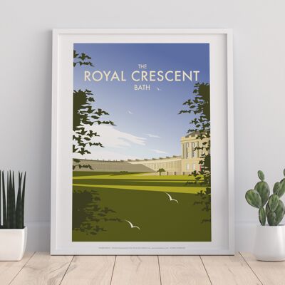 The Royal Crescent By Artist Dave Thompson - Art Print