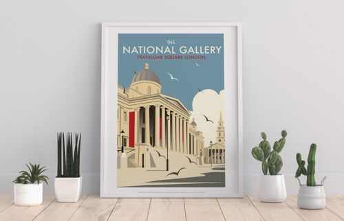 The National Gallery By Artist Dave Thompson - Art Print
