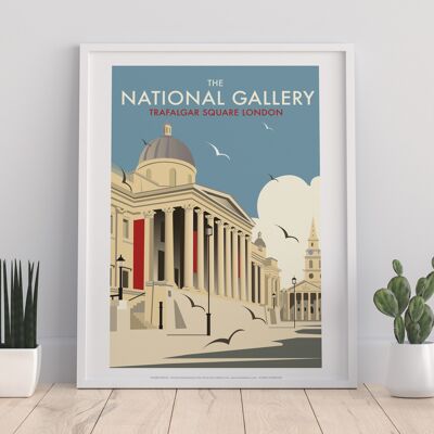 The National Gallery By Artist Dave Thompson - Art Print