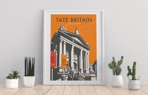 Tate Britain, Orange By Artist Dave Thompson - Art Print