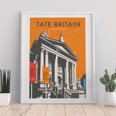 Tate Britain, Orange By Artist Dave Thompson - Art Print