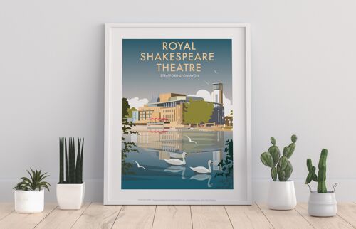 Royal Shakespeare Theatre By Artist Dave Thompson Art Print