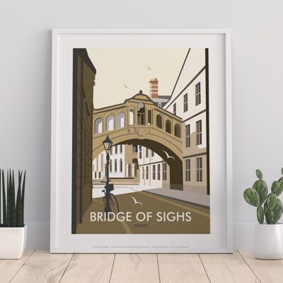 Bridge Of Sighs, Oxford By Artist Dave Thompson Art Print