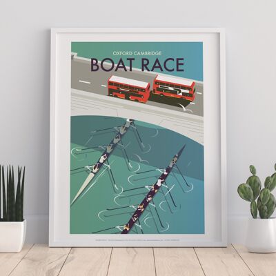 Boat Race By Artist Dave Thompson - 11X14” Premium Art Print
