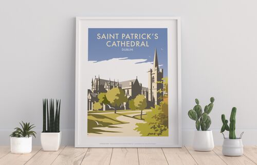 Saint Patrick's Cathedral By Artist Dave Thompson Art Print