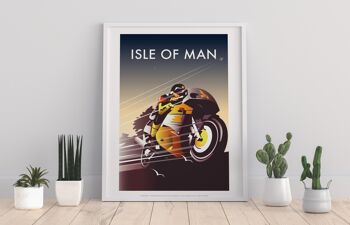 Île de Man par l'artiste Dave Thompson - Impression d'art premium