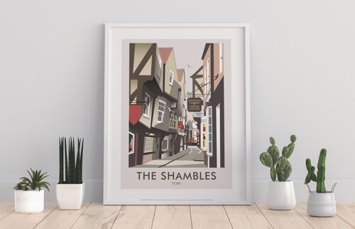 The Shambles By Artist Dave Thompson - Premium Art Print