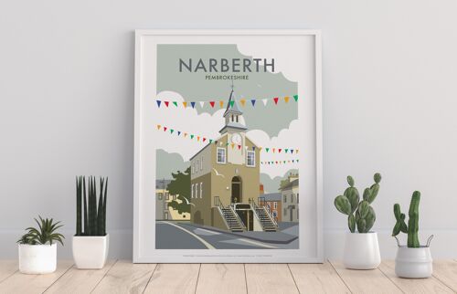 Narberth By Artist Dave Thompson - 11X14” Premium Art Print