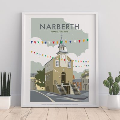 Narberth By Artist Dave Thompson - 11X14” Premium Art Print