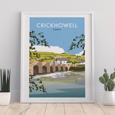 Crickhowell By Artist Dave Thompson - Premium Art Print