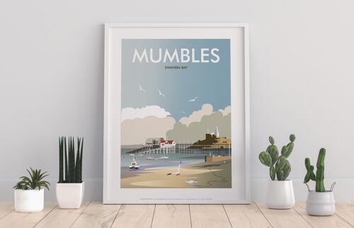 Mumbles By Artist Dave Thompson - 11X14” Premium Art Print