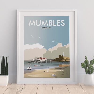 Mumbles By Artist Dave Thompson - 11X14” Premium Art Print