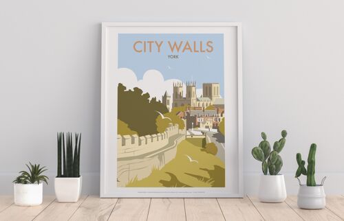 City Walls By Artist Dave Thompson - Premium Art Print