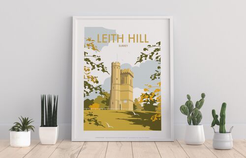 Leith Hill By Artist Dave Thompson - Premium Art Print