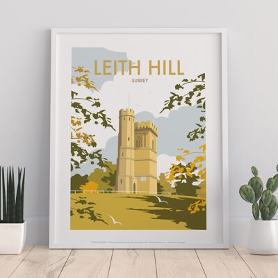 Leith Hill By Artist Dave Thompson - Premium Art Print