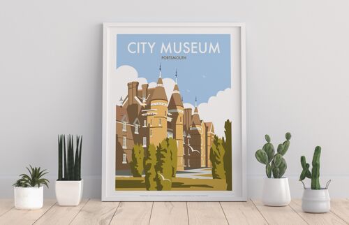 City Museum By Artist Dave Thompson - Premium Art Print