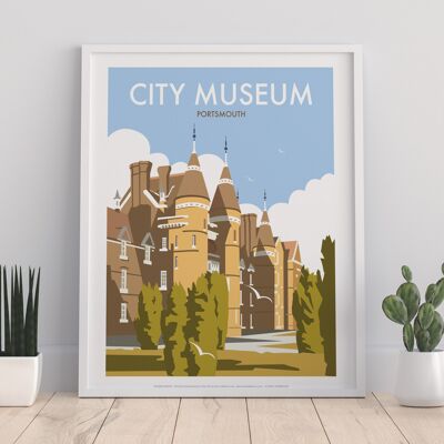 City Museum By Artist Dave Thompson - Premium Art Print