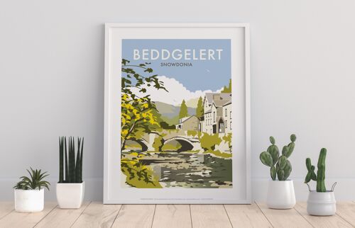 Beddgelert By Artist Dave Thompson - Premium Art Print