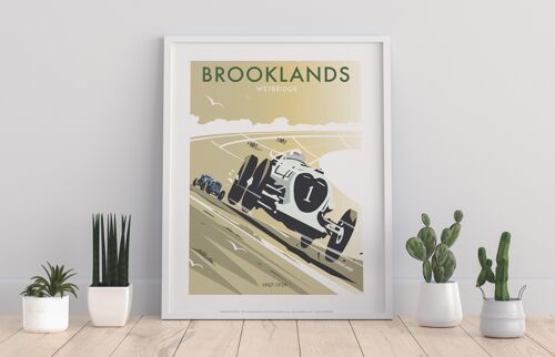 Brooklands By Artist Dave Thompson - Premium Art Print