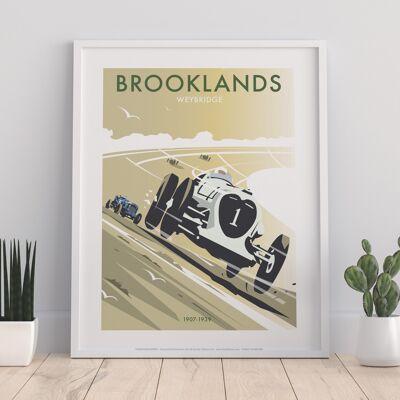 Brooklands By Artist Dave Thompson - Premium Art Print