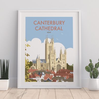 Canterbury Cathedral By Artist Dave Thompson - Art Print